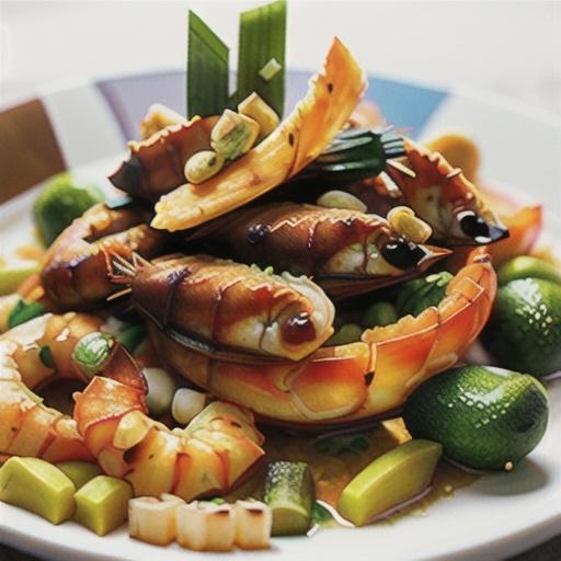 Goong Tod Kratiem Prik Thai (Prawns Fried with Garlic and White Pepper)