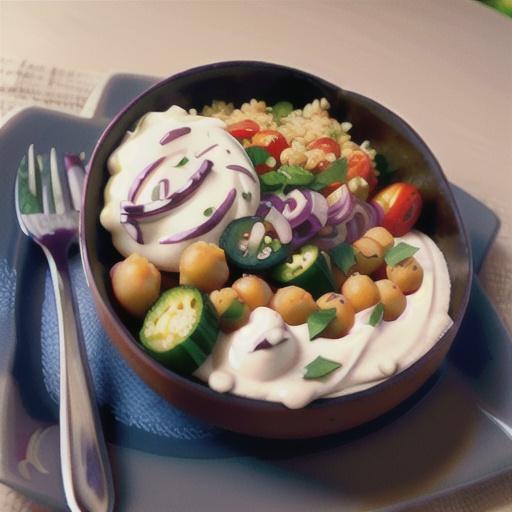 Mediterranean Chickpea Bowls with Tahini Sauce