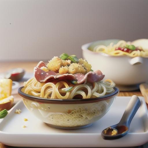 Spicy Spaghetti with Pancetta and Toasted Bread Crumbs
