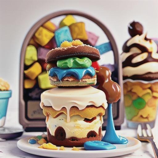 Dulce de Leche Fried Ice Cream Cake