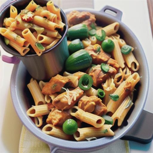 Slow-Cooker Buffalo Chicken Rigatoni