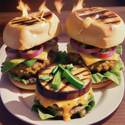 Grilled Inside-Out Southwestern Cheeseburgers