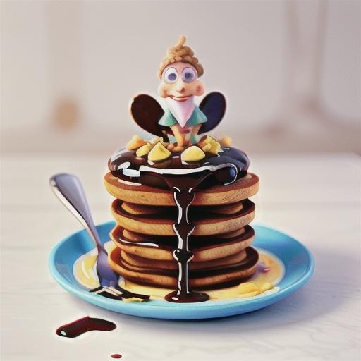 Sticky date pancakes with ice cream recipe