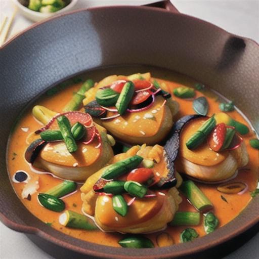 Persian Saffron-Braised Chicken Thighs