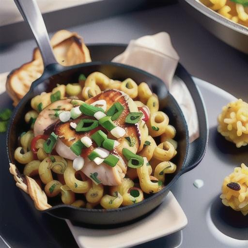 Asiago Chicken and Cavatappi