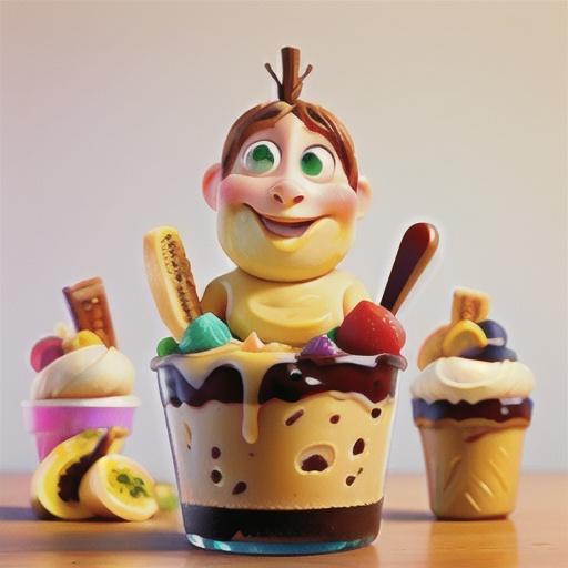 Frozen Banana-Split Dessert