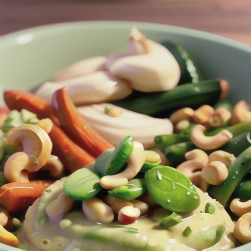 Edamame Hummus with Garlic Scapes