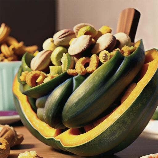 Nut- and Fruit-Filled Squash