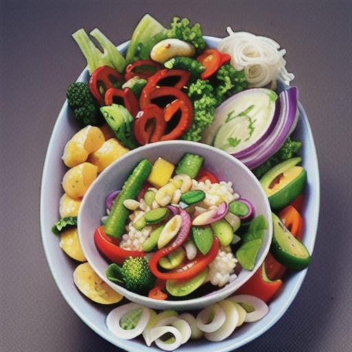 Cold Rice Noodle Salad