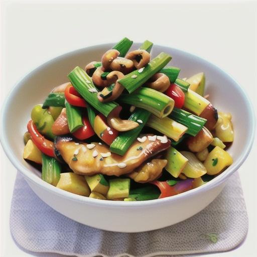 Honey chicken stir-fry