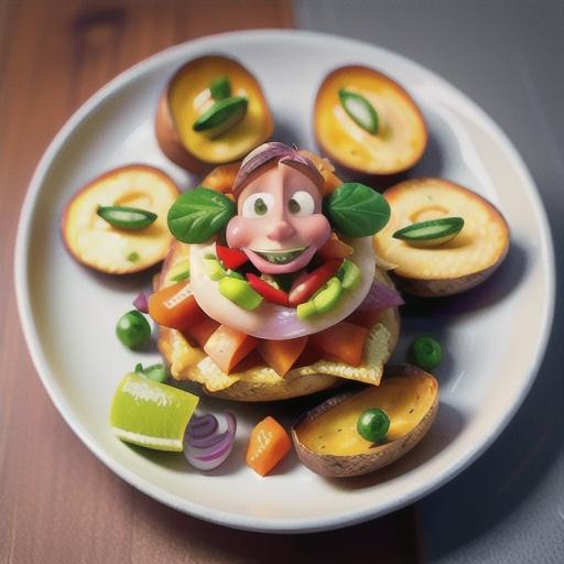 Crash Hot Potatoes with Smoked Salmon