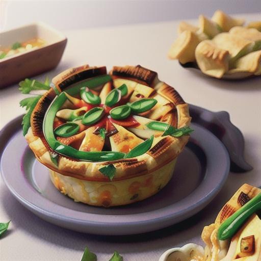 Red curry chicken pot pies