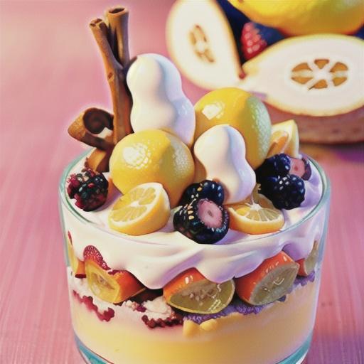 Blackberry-Lemon Yogurt Trifle