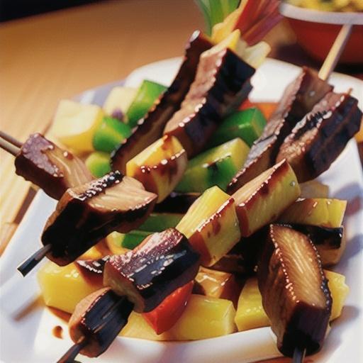 Sweet Teriyaki Beef Skewers