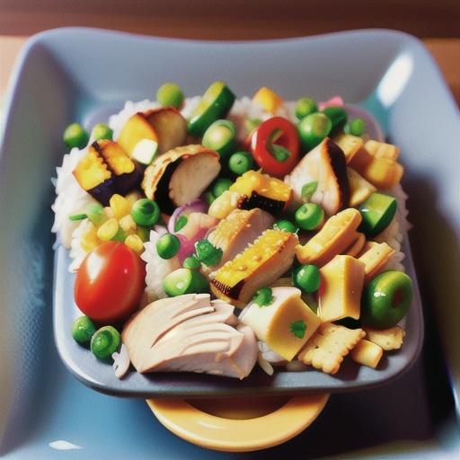 Veggie Chicken Rice Casserole