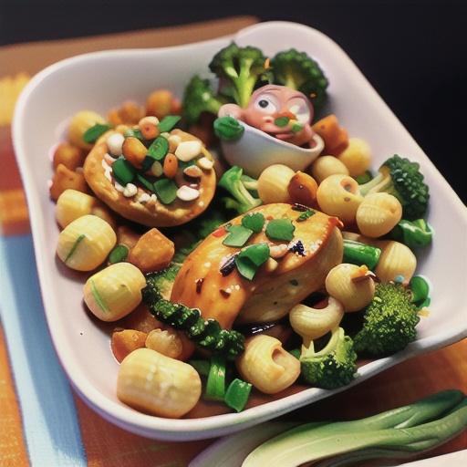 Peanut Chicken with Gnocchi