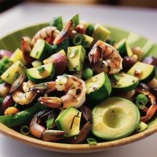 Avocado-Lime Shrimp Salad (Ensalada de Camarones con Aguacate y Limon)