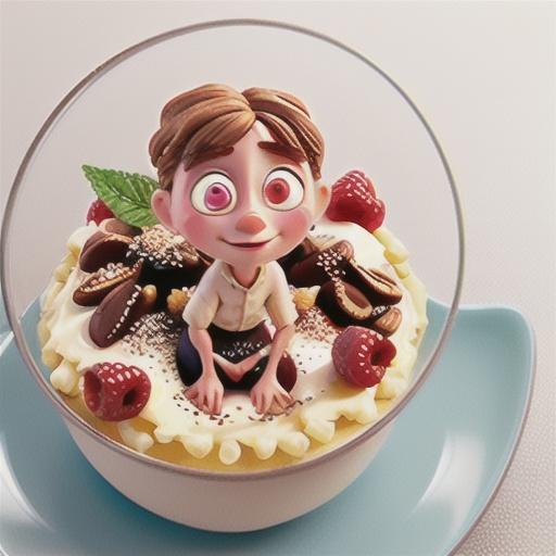 Raspberry creamed rice with roasted hazelnuts