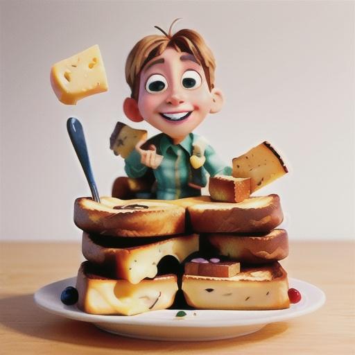 Ham and cheese French toast