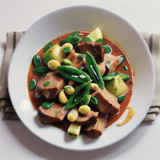 Lamb chop korma curry