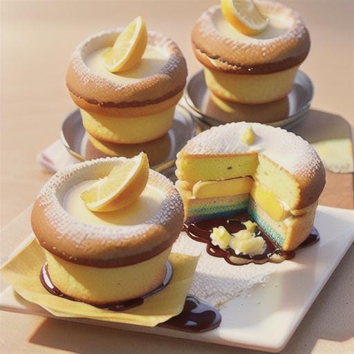 Lemon dimple cakes recipe