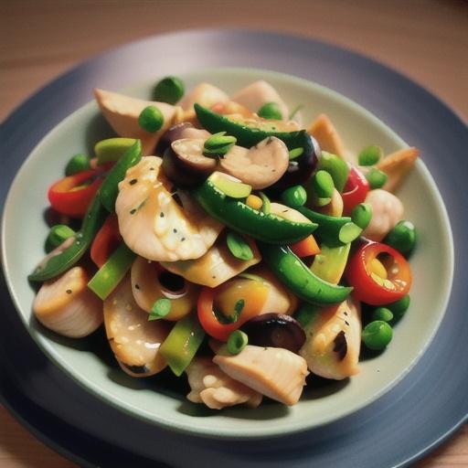 Avocado Chicken Stir-Fry