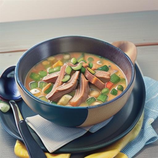 Creamy Pulled Pork Soup