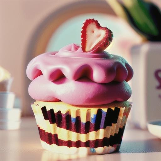 Sweet-as-a-rose cupcakes