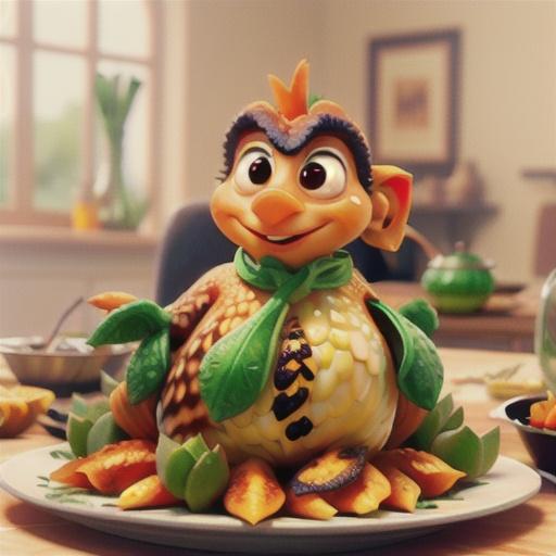 Orange-Roasted Pheasants