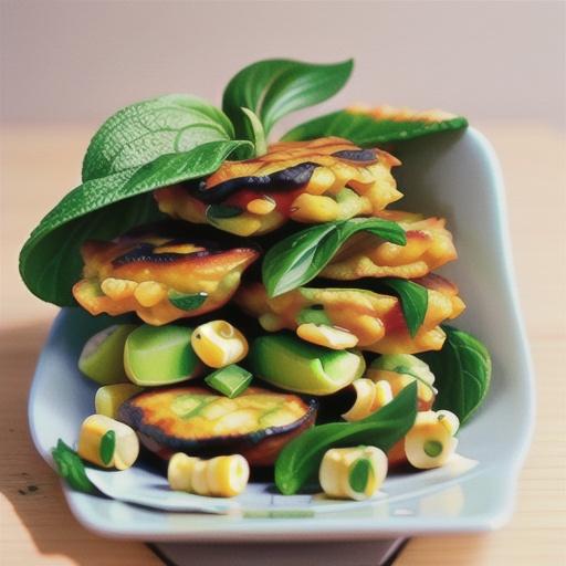 Chicken and sweetcorn fritters