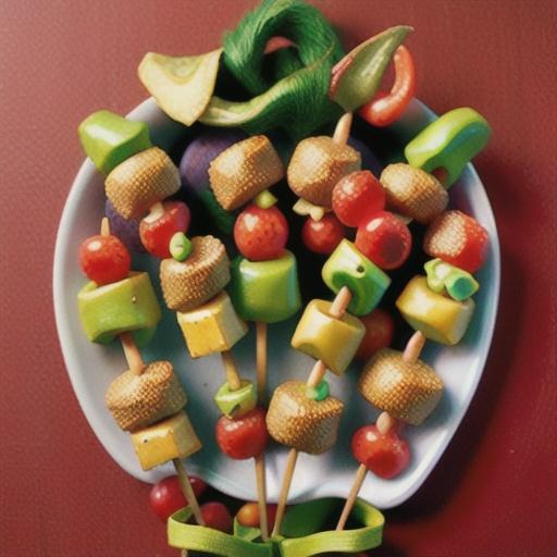 Grinch Kabobs