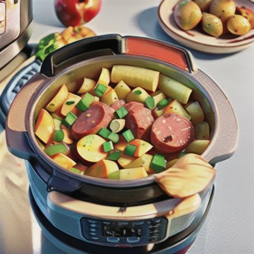 Instant Pot Kielbasa, Sauerkraut, and Potato