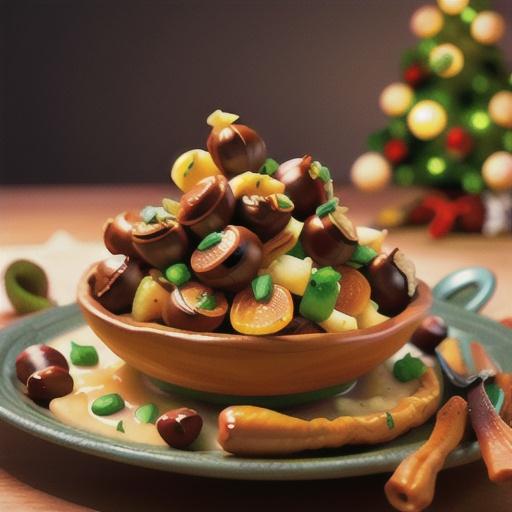 Sautéed Chestnuts, Onions, and Bacon