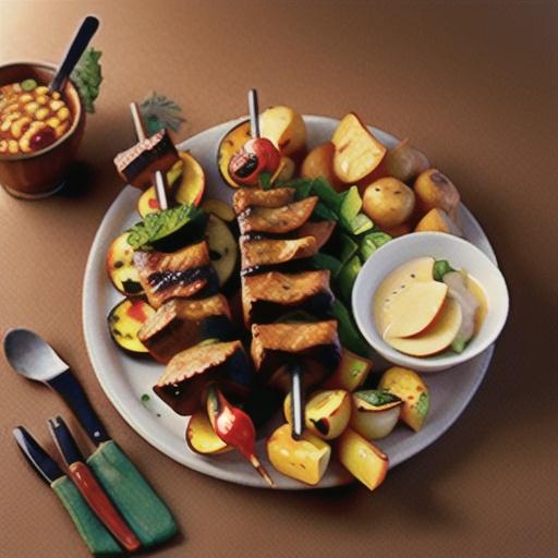 Massaman beef skewers