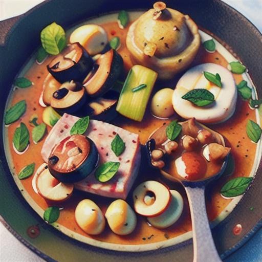 Herb and Mushroom Lamb Chops