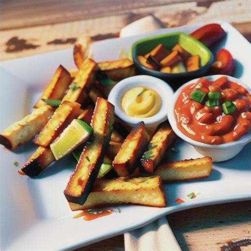Baked Halloumi Fries
