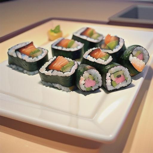 Homemade Salmon Sushi Rolls