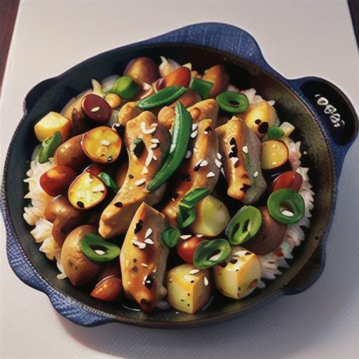 Korean Spicy Chicken and Potato (Tak Toritang)