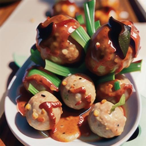 BBQ Chorizo Meatballs