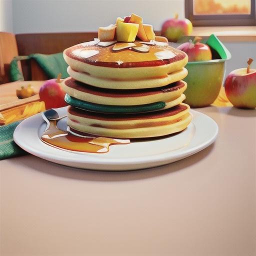 Caramelized Apple Pancakes