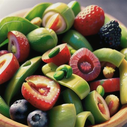 Sugar Snap Pea and Berry Salad