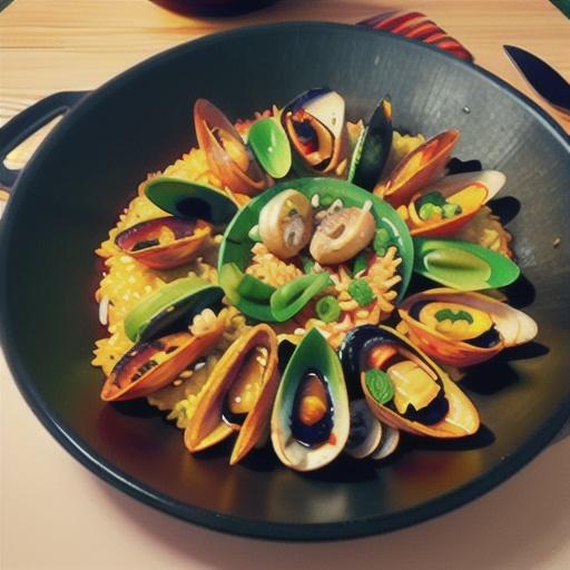 Authentic Seafood Paella