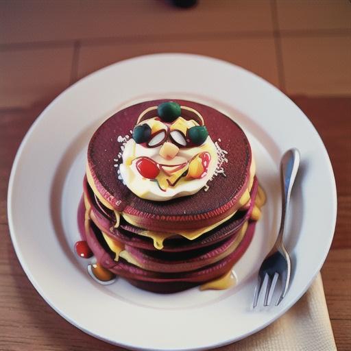 Dessert for Breakfast - Red Velvet Pancakes