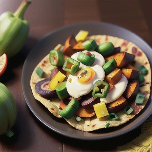 Sweet Potato-Pinto Bean Breakfast Taco