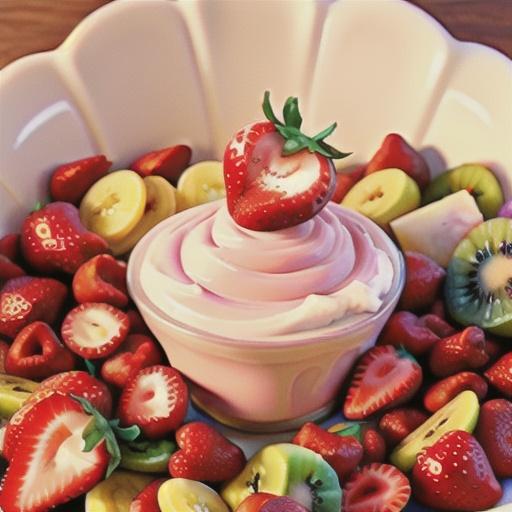 2-Ingredient Strawberry Cream Cheese Fruit Dip