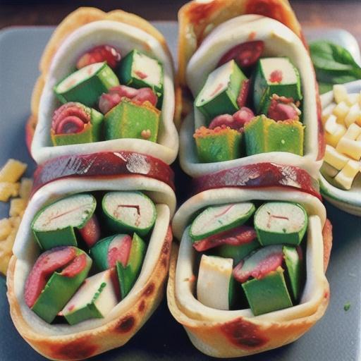 Turkey, Cranberry, and Spinach Roll-Ups