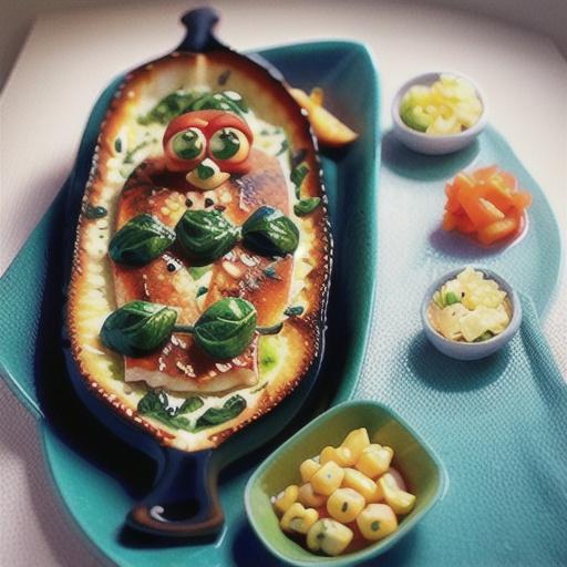 Quick snapper saganaki with spinach