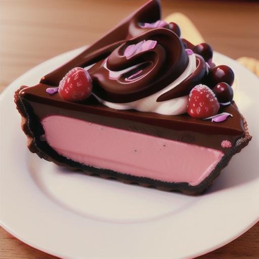 Easy Chocolate-Raspberry Cheese Pie