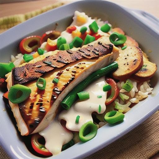 One Dish Chicken and Rice Bake