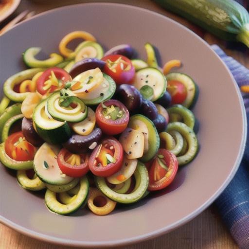 Zucchini Noodle Primavera